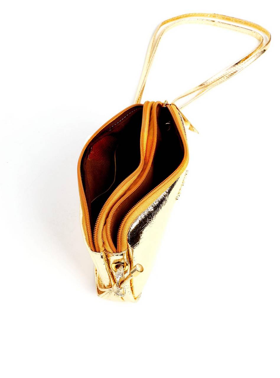 Bolsa Clutch Transversal - Ouro BSI-6263 - AU
