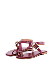 Rasteira Tira Lateral e Fivela - Vinho SDI-11967 - VI