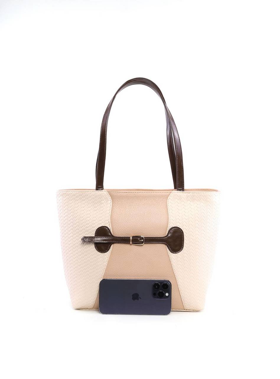 Bolsa Shopper com Tressê e Fivela - Fenno BSI-6421 - FE