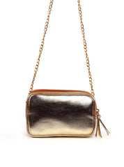 Bolsa Transversal Pequena - Ouro BSI-6404 - AU