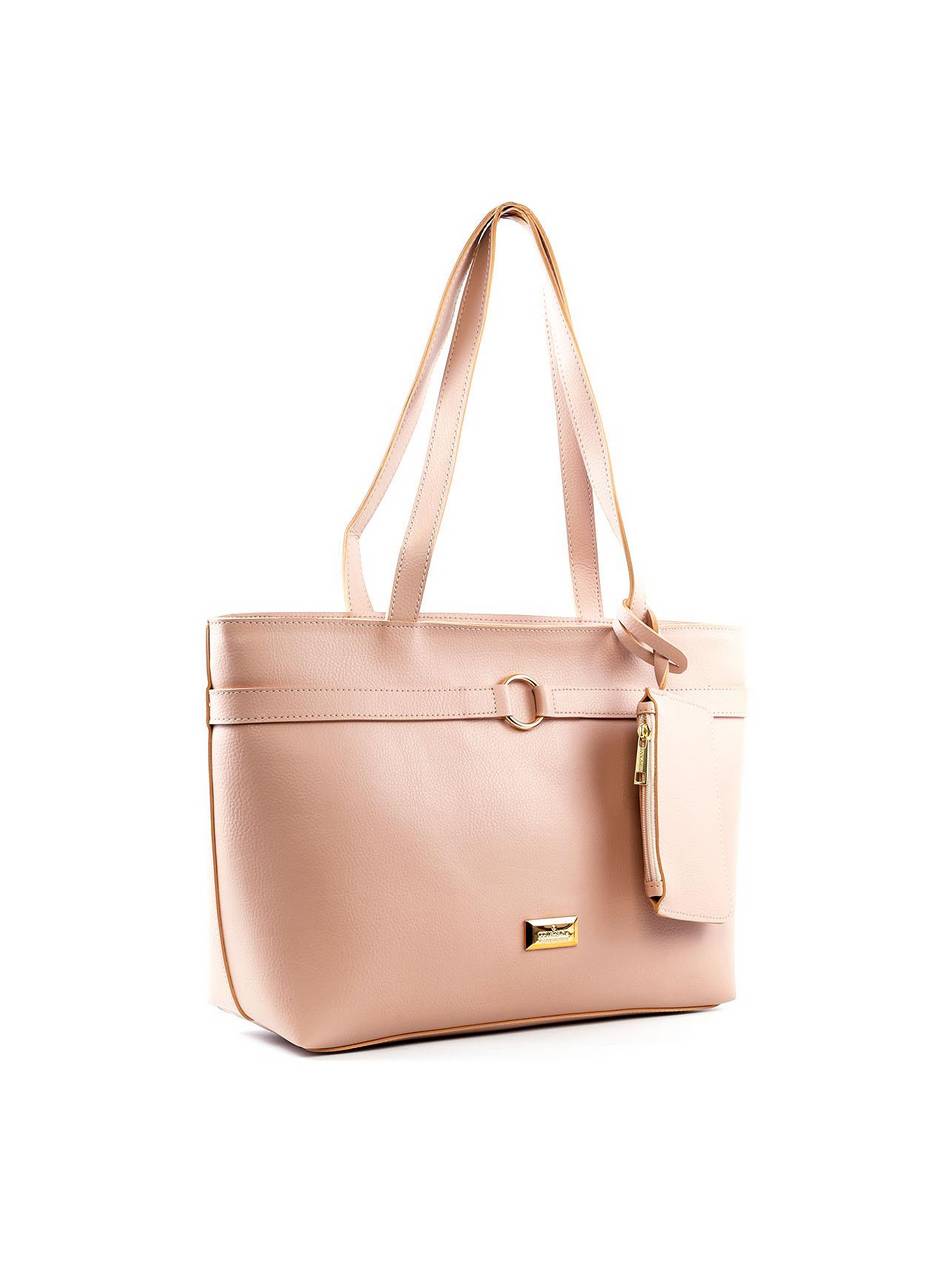 Bolsa Shopper com Bolso Removível - Nude BSI-6426 - NU
