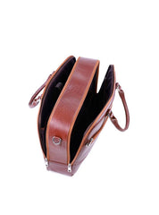 Pasta Masculina Executiva em Couro com Zipper e Alça Transversal - Castor PTI-399 - CS