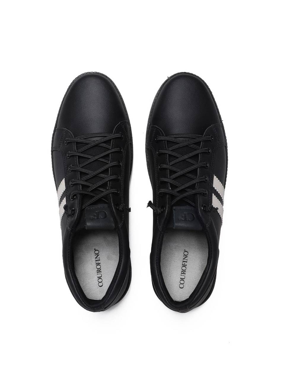 Calçado Sapatênis Masculino Bugatti - Preta SP-11632 - PR