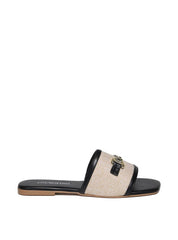 Sandália Feminina Rasteira Slide - Preta SDI-11624 - PR
