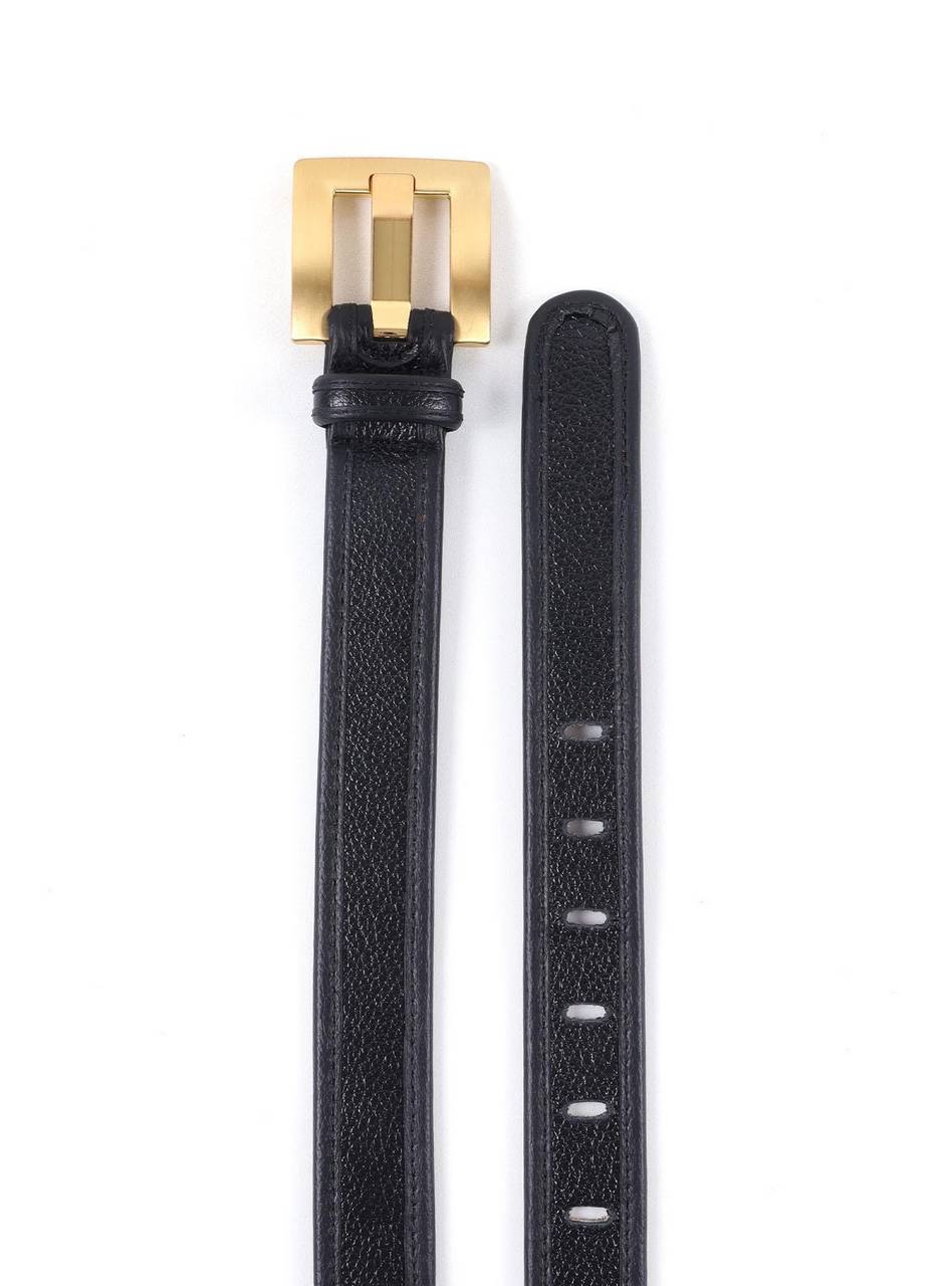 Cinto Feminino Médio com Fivela Quadrada Aço Escovado CTI-1019 - PR