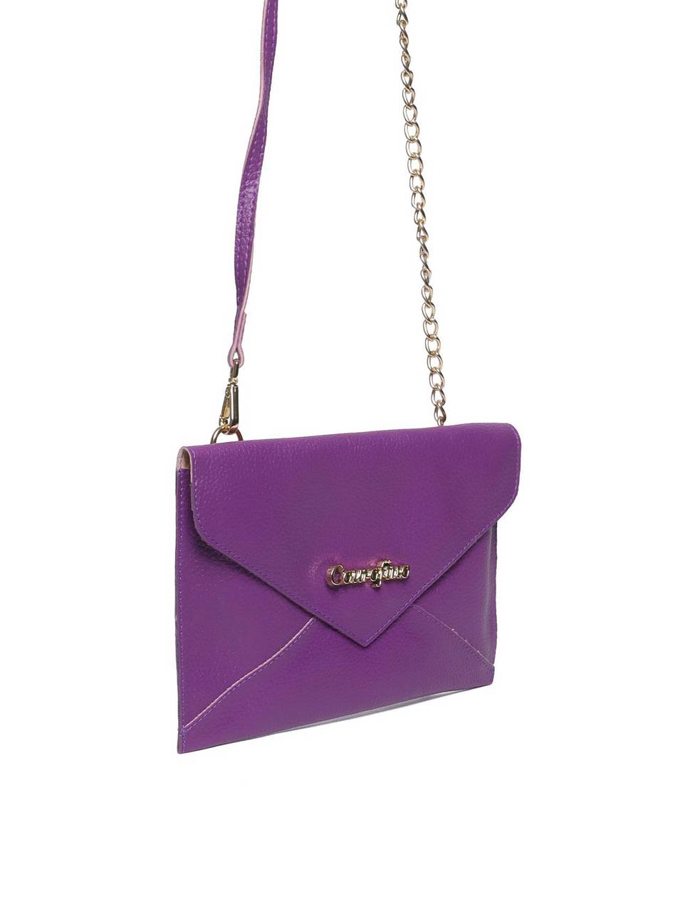 Bolsa Clutch Transversal com Alça de Corrente - Roxo BSI-5133 - RO