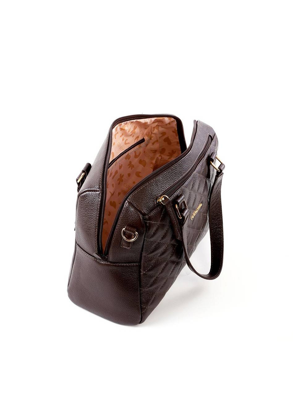 Bolsa Tote Arredondada em Matelasse - Cacau BSI-6431 - CA