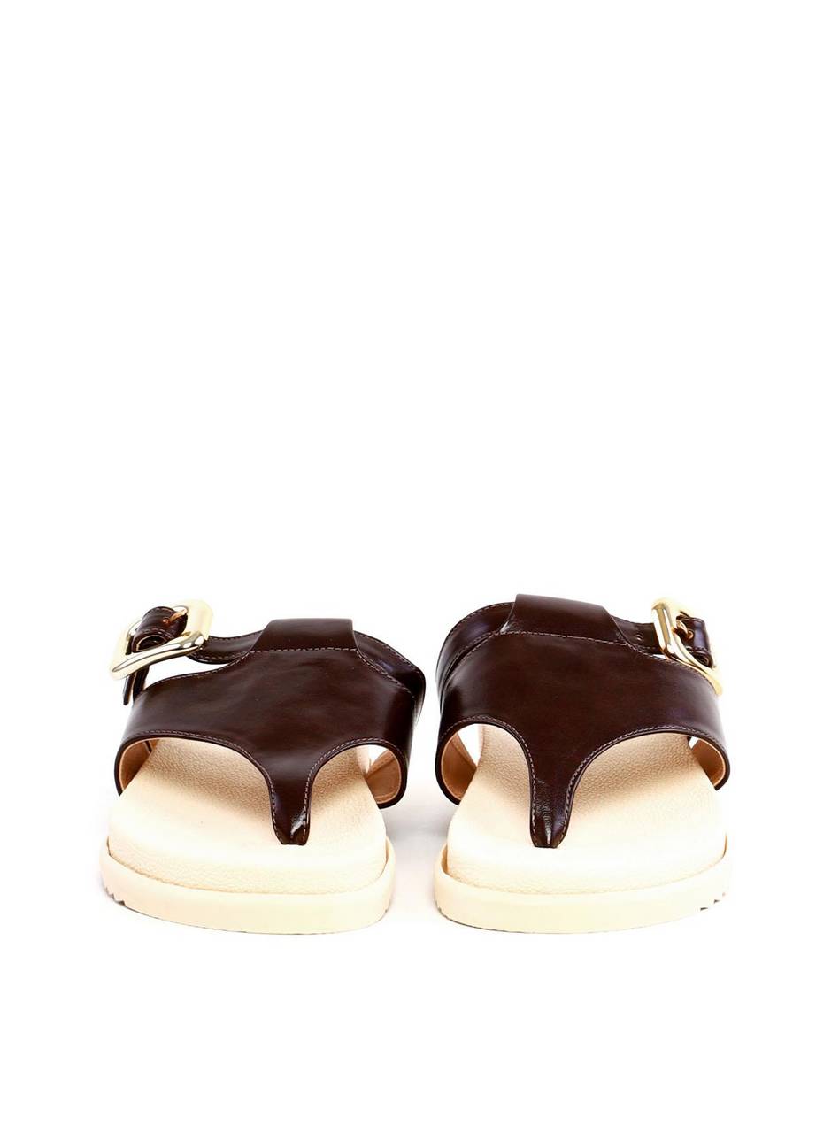 Sandália Flatform Tira Larga com Fivela - Cacau SDI-11968 - CA