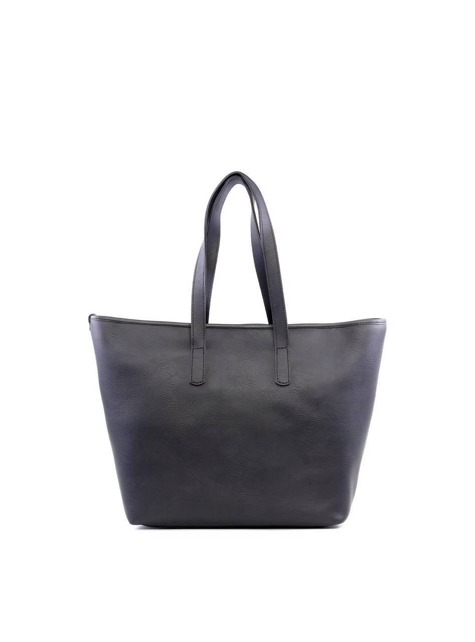 Bolsa Shopper com Fivela e Costura - Preta BSI-6224 - PR