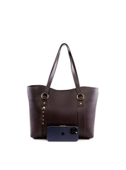 Bolsa Shopper com Rebites - Cacau BSI-6420 - CA