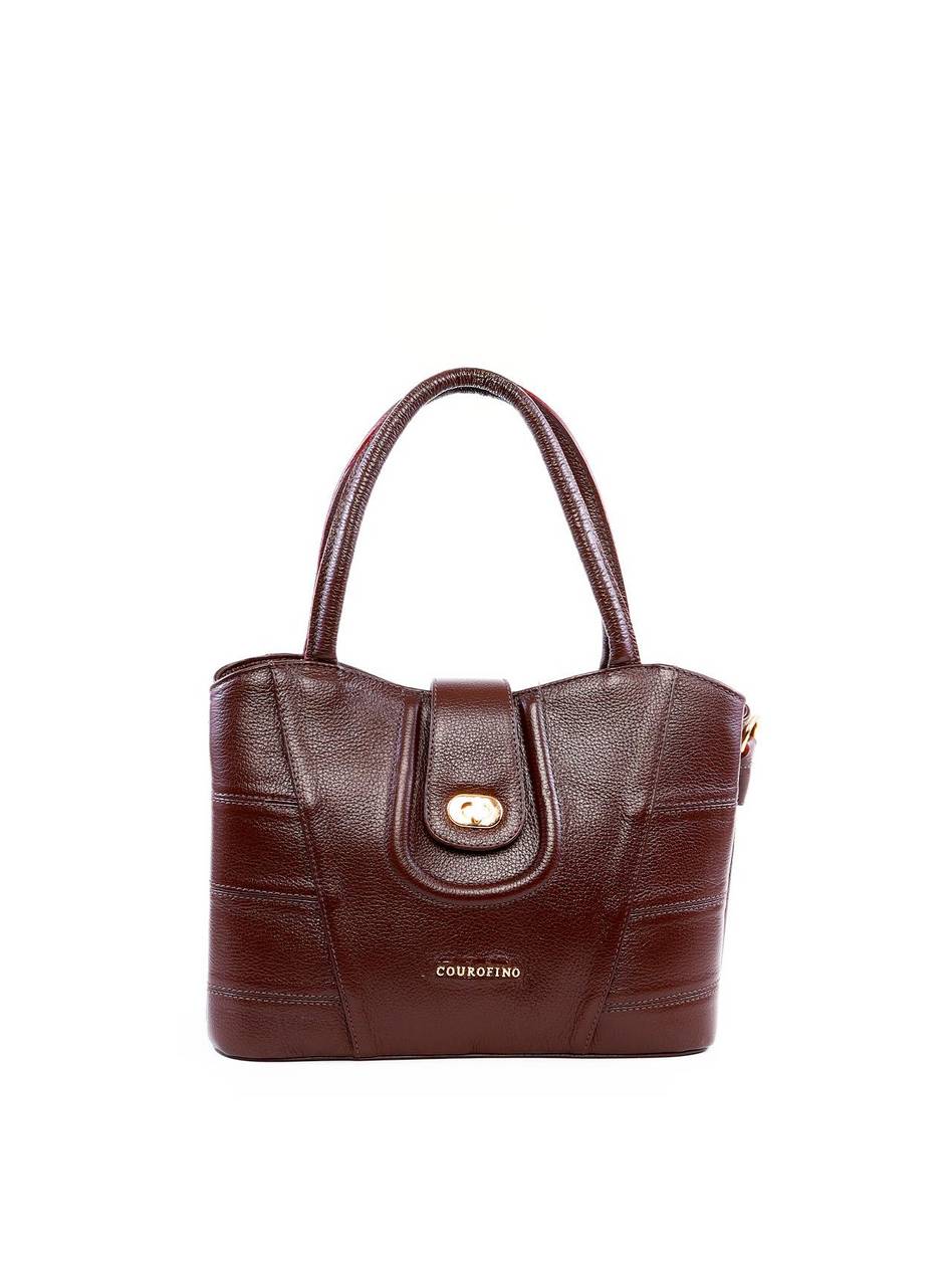 Bolsa Tote com Detalhes de Costura e Alça Dupla - Cacau BSI-6258 - CA