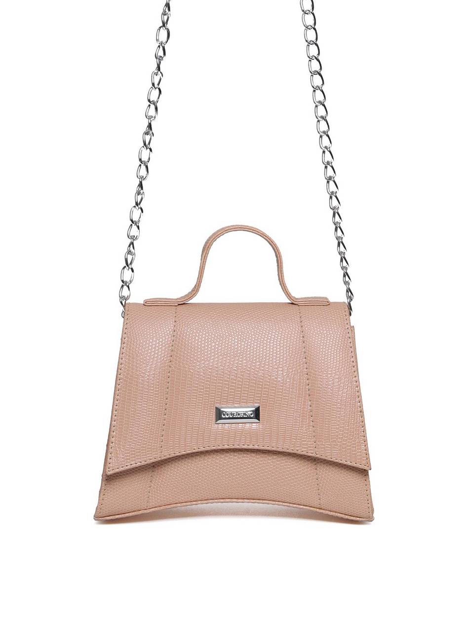 Bolsa Hobo Tampa Fecho Pequeno Nude BSI-5485 - NU