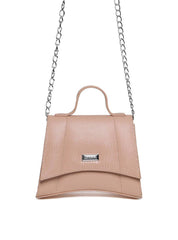 Bolsa Hobo Tampa Fecho Pequeno Nude BSI-5485 - NU