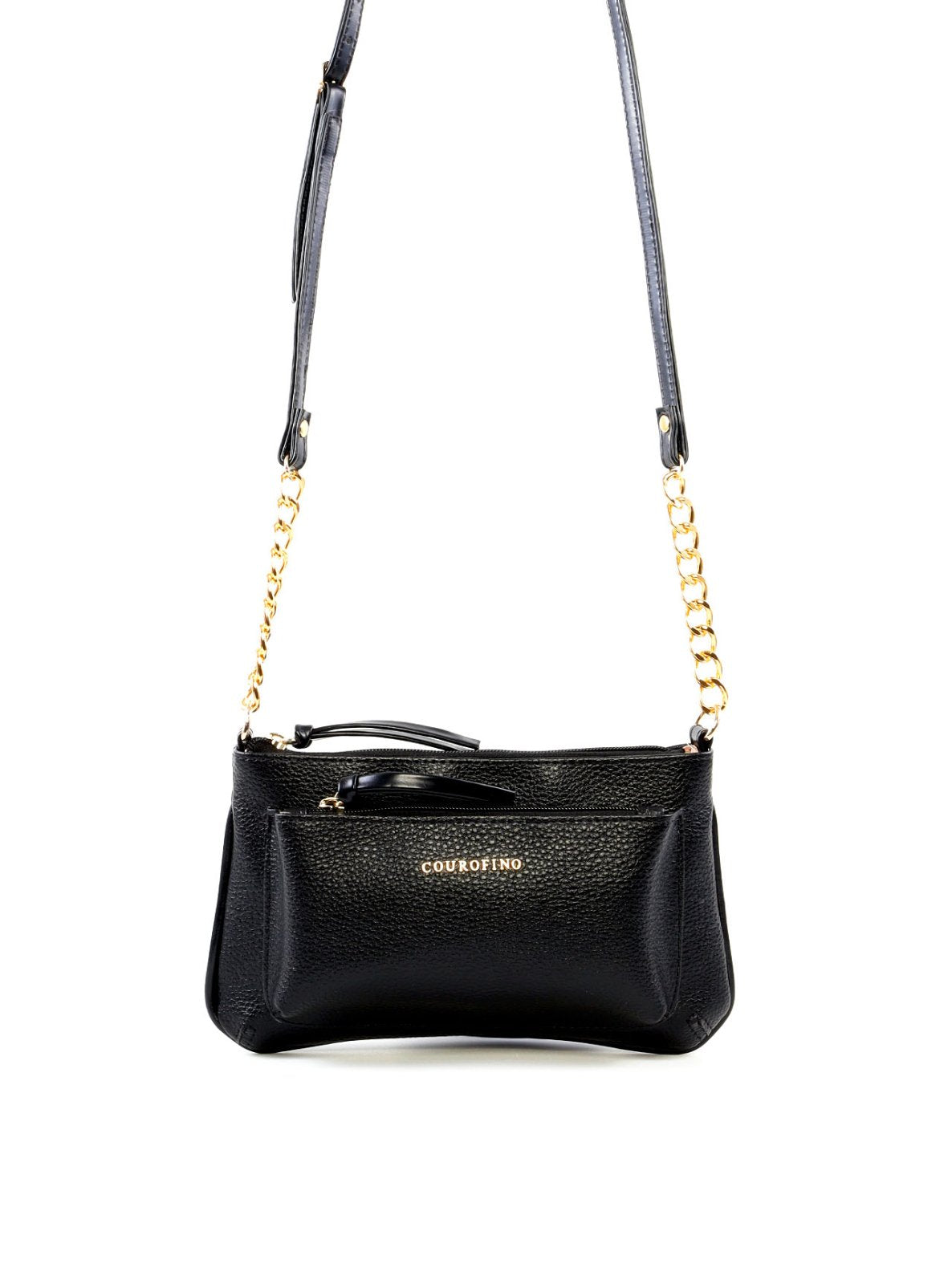 Bolsa Transversal Pequena com Bolso Frontal BSI-6519 - PR