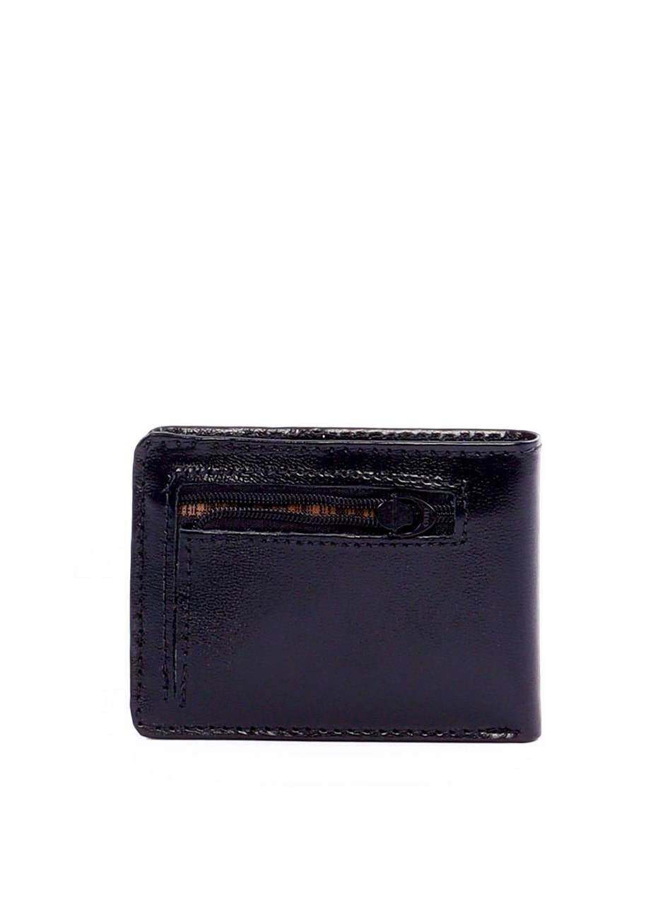 Carteira Masculina Slim Lisa com Porta-Moedas - Preta CAI-1023 - PR