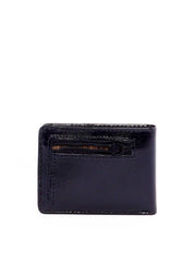 Carteira Masculina Slim Lisa com Porta-Moedas - Preta CAI-1023 - PR