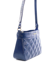 Bolsa Tote com Detalhe de Matelassê Frontal - Azul BSI-6182 - AZ