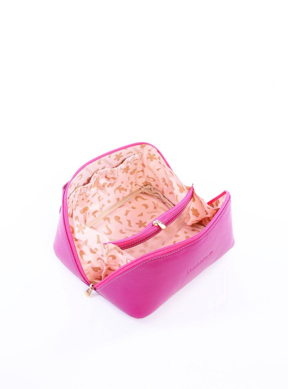 Necessaire Feminina Retangular com Alça de Mão - Pink NSI-139 - PK