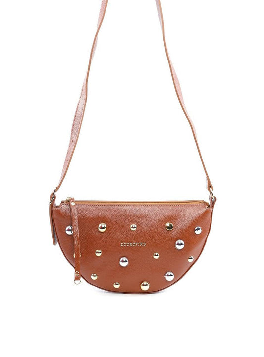 Bolsa Hobo Meia Lua com Esferas - Castor BSI-6107 - CS