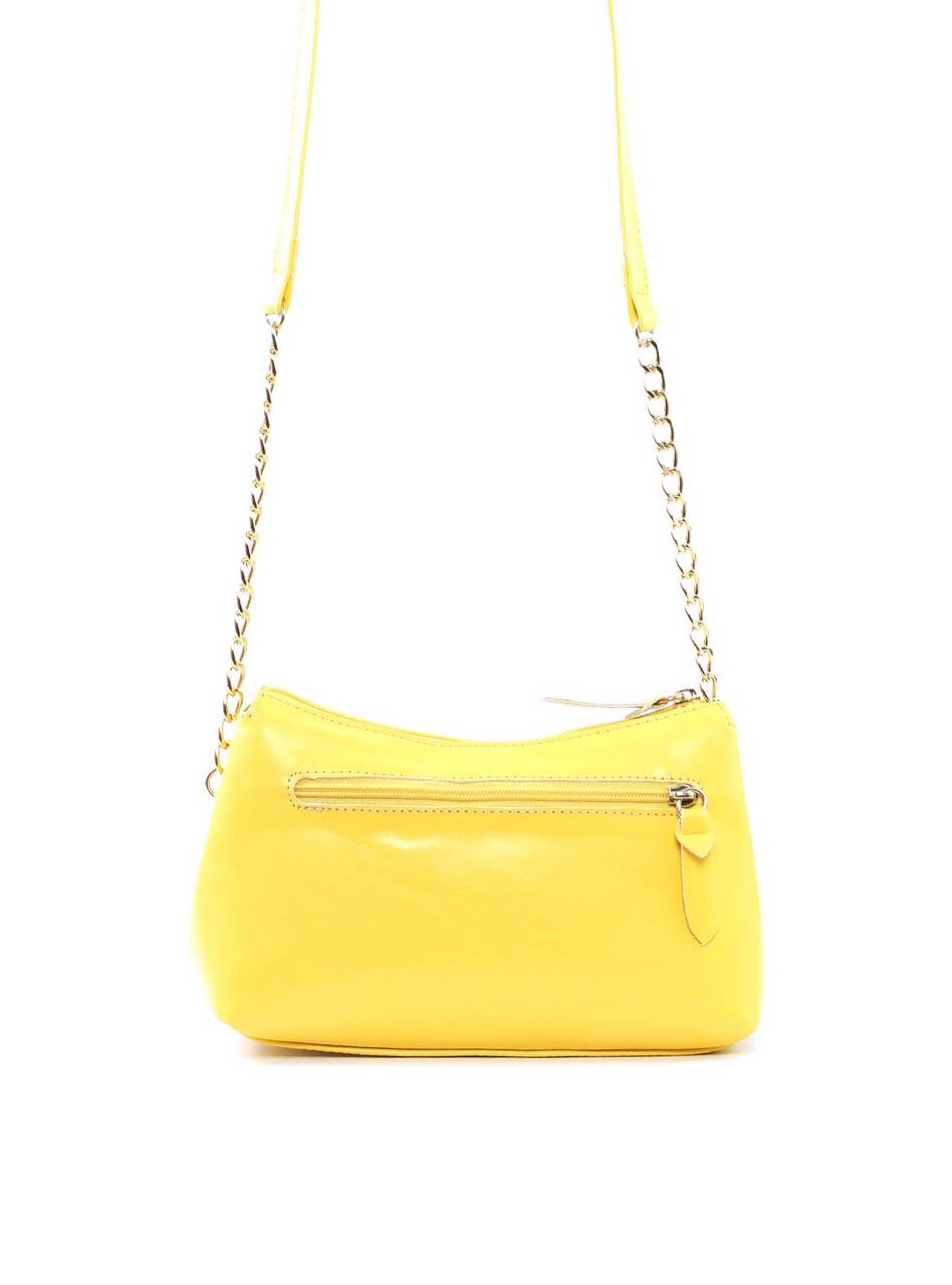 Bolsa Clutch Pequena Matelassê - Amarela BSI-5753 - AM