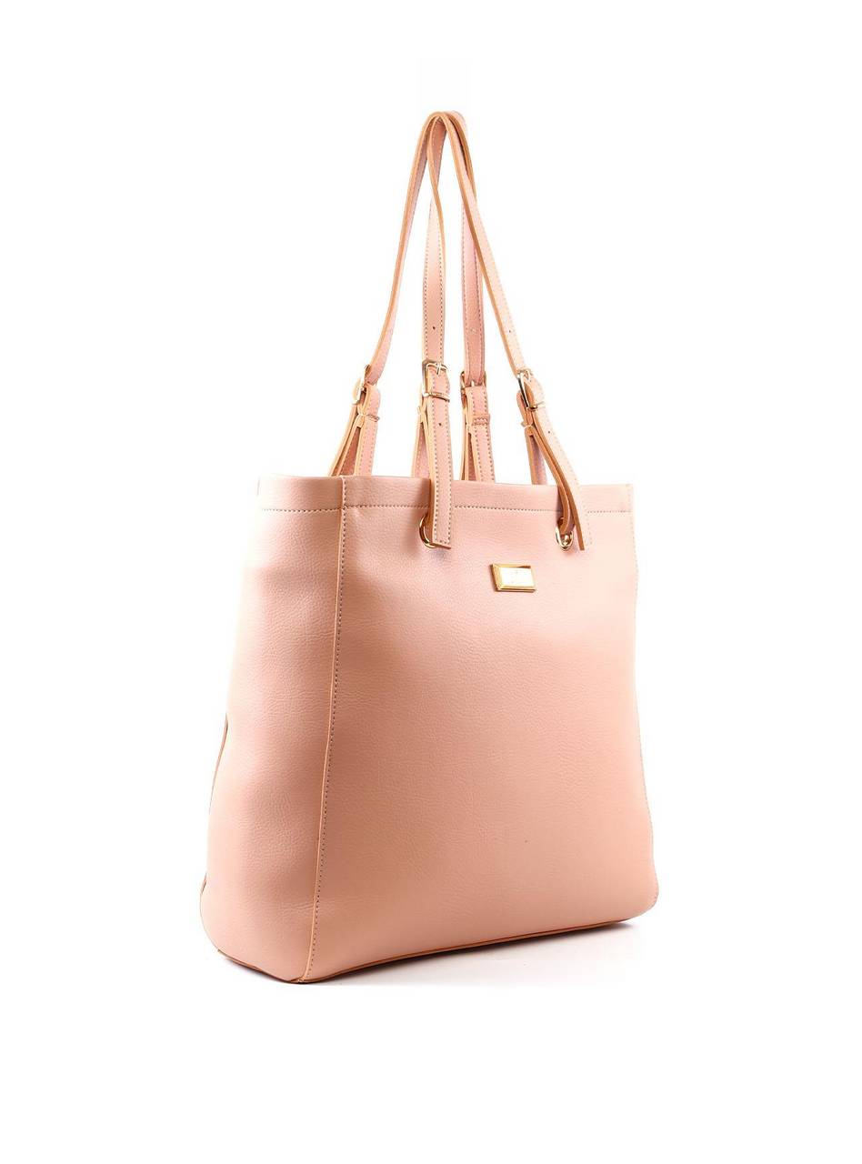 Bolsa Shopper com Fivelas na Alça - Nude BSI-6365 - NU