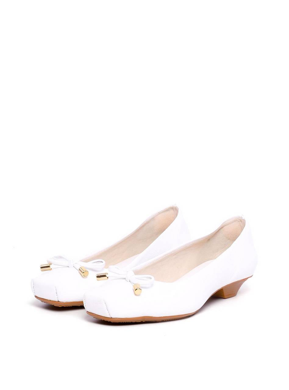 Scarpin de Bico Quadrado e Laço - Branca SDI-11998 - BR