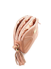 Bolsa Feminina Clutch Pequena Couro Nude BSI-5731 - NU