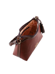 Bolsa Baguette Alça Trançada - Cacau BSI-6402 - CA