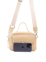 Bolsa Baú Transversal com Alça Dupla e Bolso Frontal BSI-6538 - FE