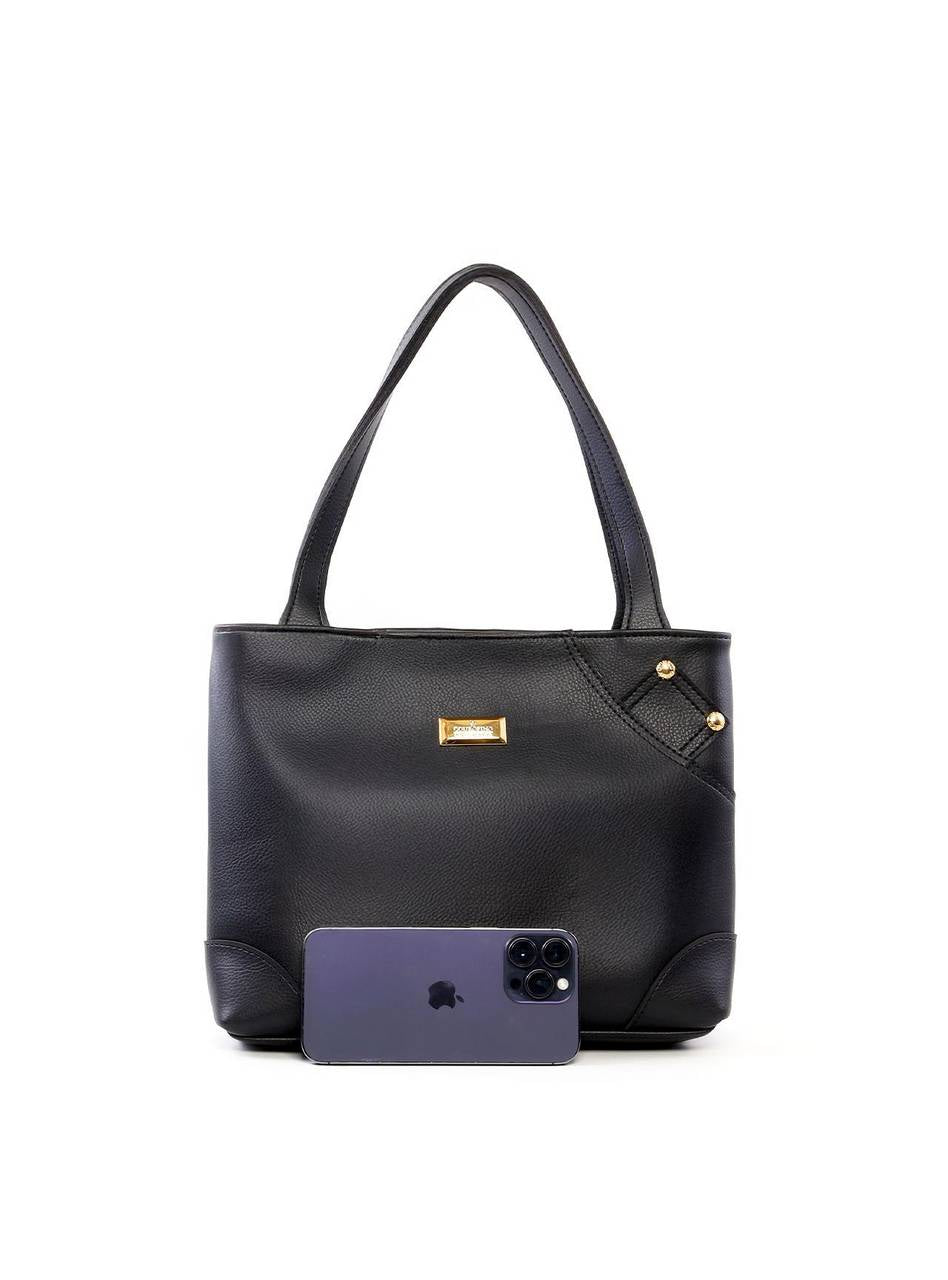 Bolsa Shopper Média com Detalhe Esferas Laterais BSI-6507 - PR