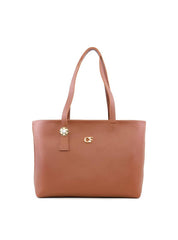 Bolsa Shopper Tiracolo com Flor - Castor BSI-6196 - CS