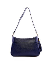 Bolsa Baguette Tiracolo com Barbicacho - Azul BSI-6293 - AZ