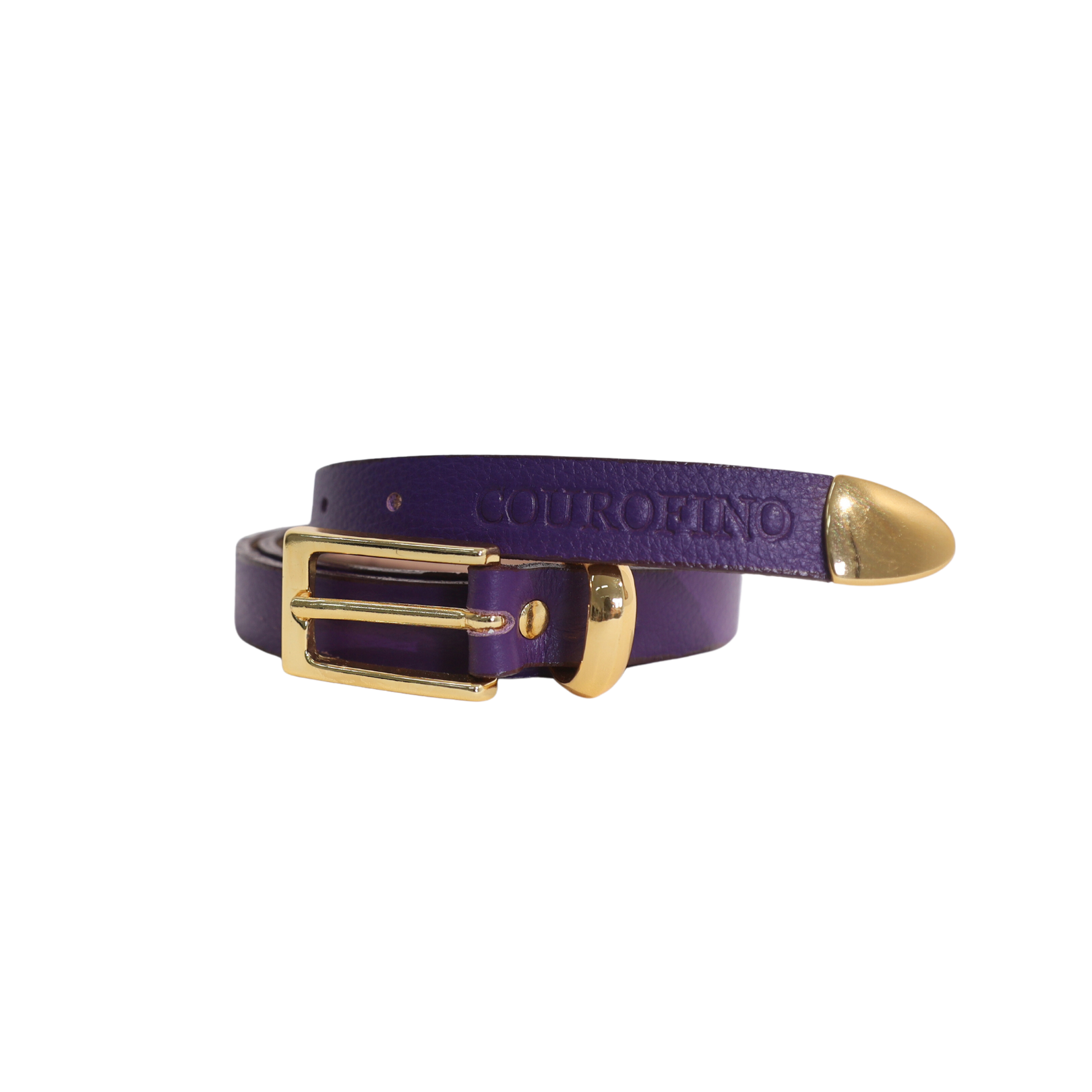 Cinto Casual Feminino Couro Roxo CTI-929 - RO