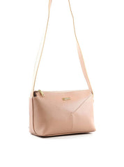 Bolsa Tote Transversal com Costura Frontal - Nude BSI-6451 - NU
