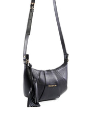 Bolsa Transversal Arredondada Retalhos - Preta BSI-6403 - PR