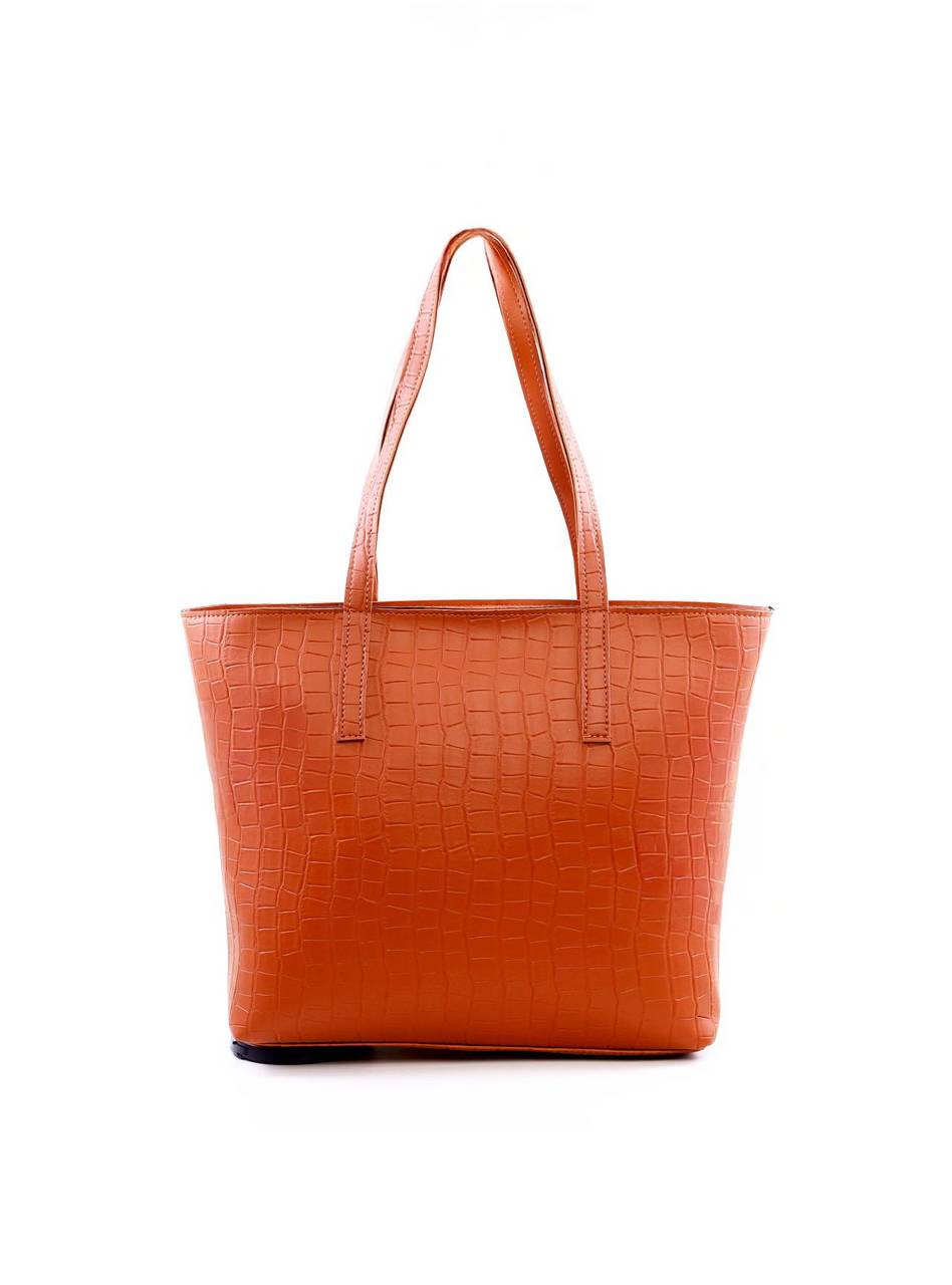 Bolsa Tote Tiracolo com Texturas - Castor BSI-5972 - CS