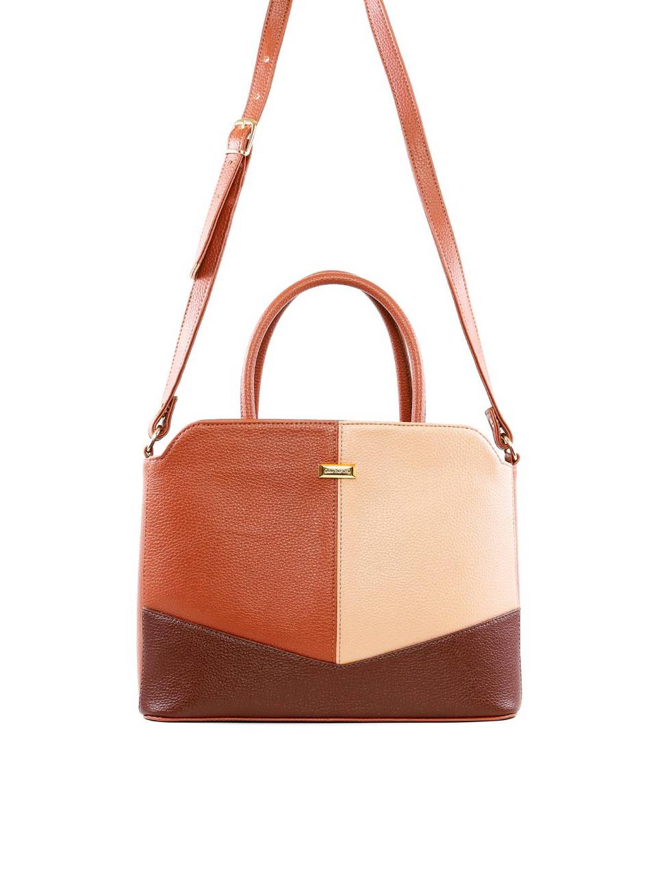 Bolsa Tote com Alça Dupla e Recortes BSI-6500 - CS