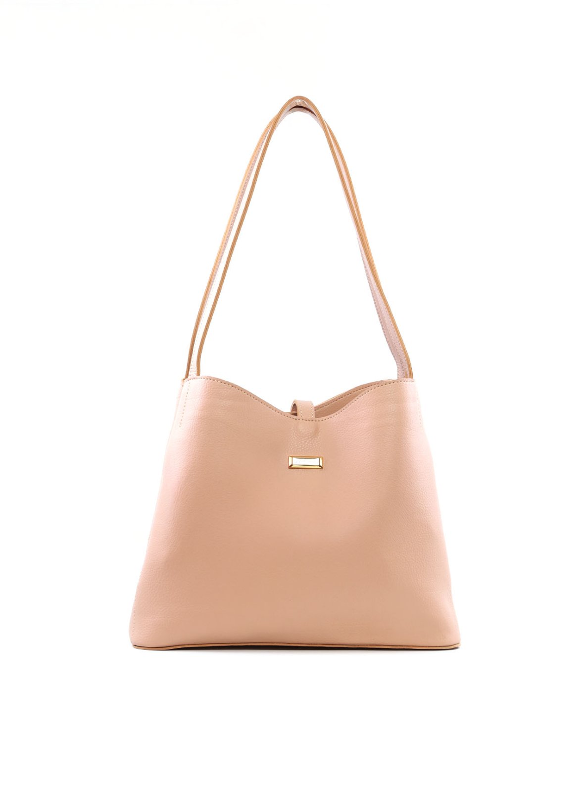 Bolsa Bucket Média Tiracolo com Três Divisórias BSI-6501 - NU