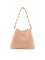 Bolsa Bucket Média Tiracolo com Três Divisórias BSI-6501 - NU