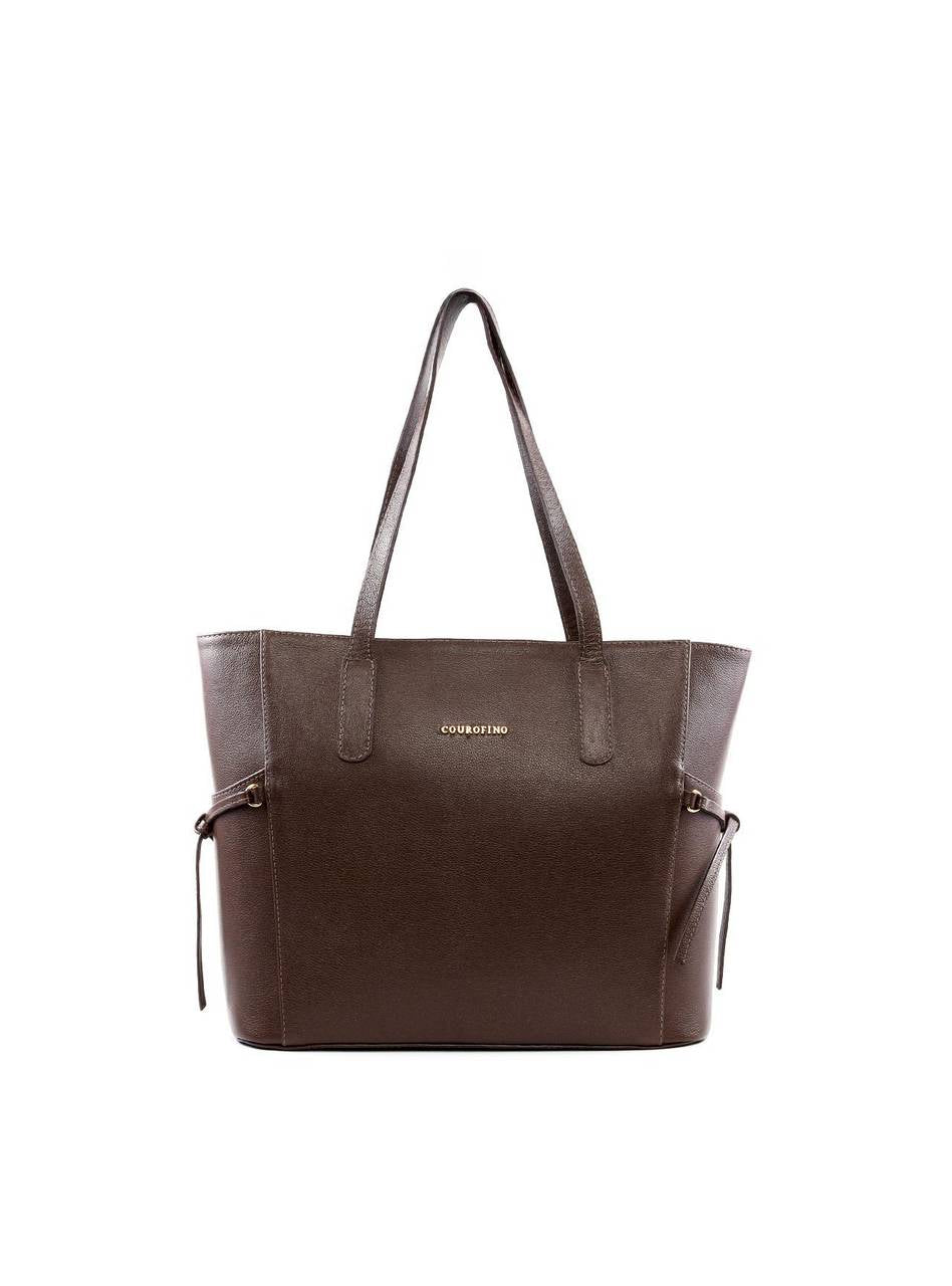 Bolsa Tote Grande com Bolso Lateral e Amarração BSI-6493 - CA