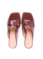 Tamanco com Salto Bloco e Tiras Cruzadas - Cacau SDI-12020 - CA