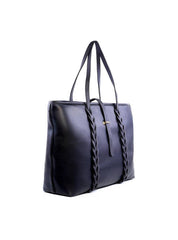 Bolsa Shopper com Trança e Passador - Preto BSI-6255 - PR