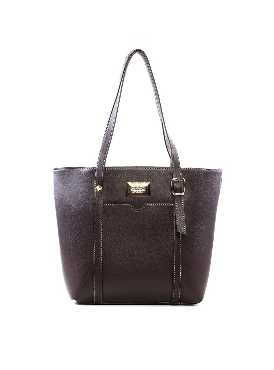 Bolsa Shopper com Costura Aparente - Cacau BSI-6205 - CA