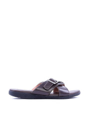 Sandália Masculina em Couro com Tiras Largas  SDI-11703 - CA