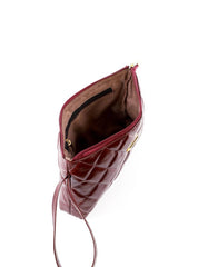 Necessaire Feminina Quadrada em Matelassê - Vinho  NSI-174 - VI