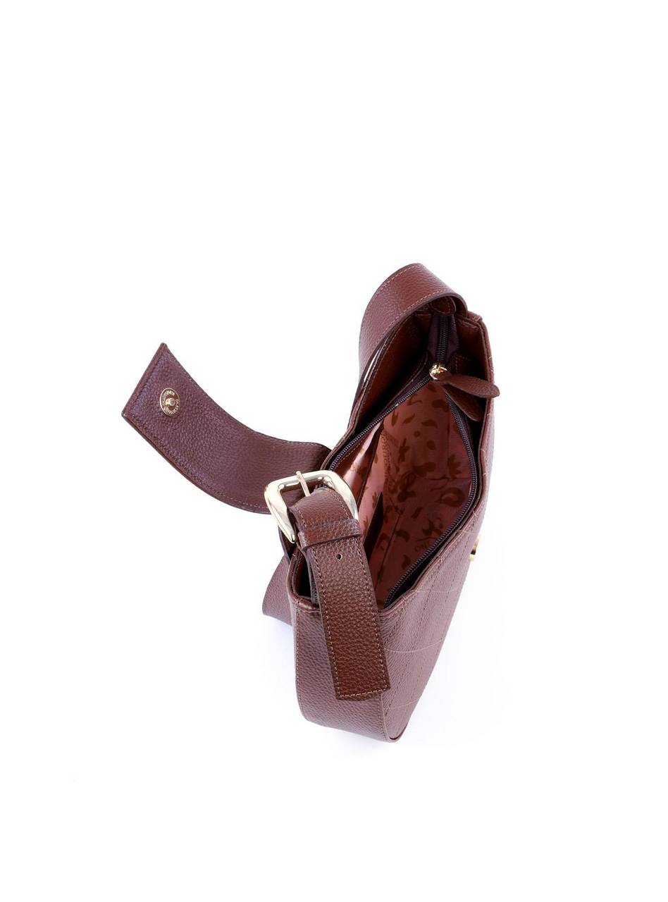 Bolsa Baguette Transversal com Detalhes em Costura - Cacau BSI-6054 - CA