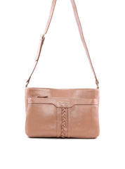 Bolsa Tote Transversal Média com Trança Frontal BSI-6489 - NU