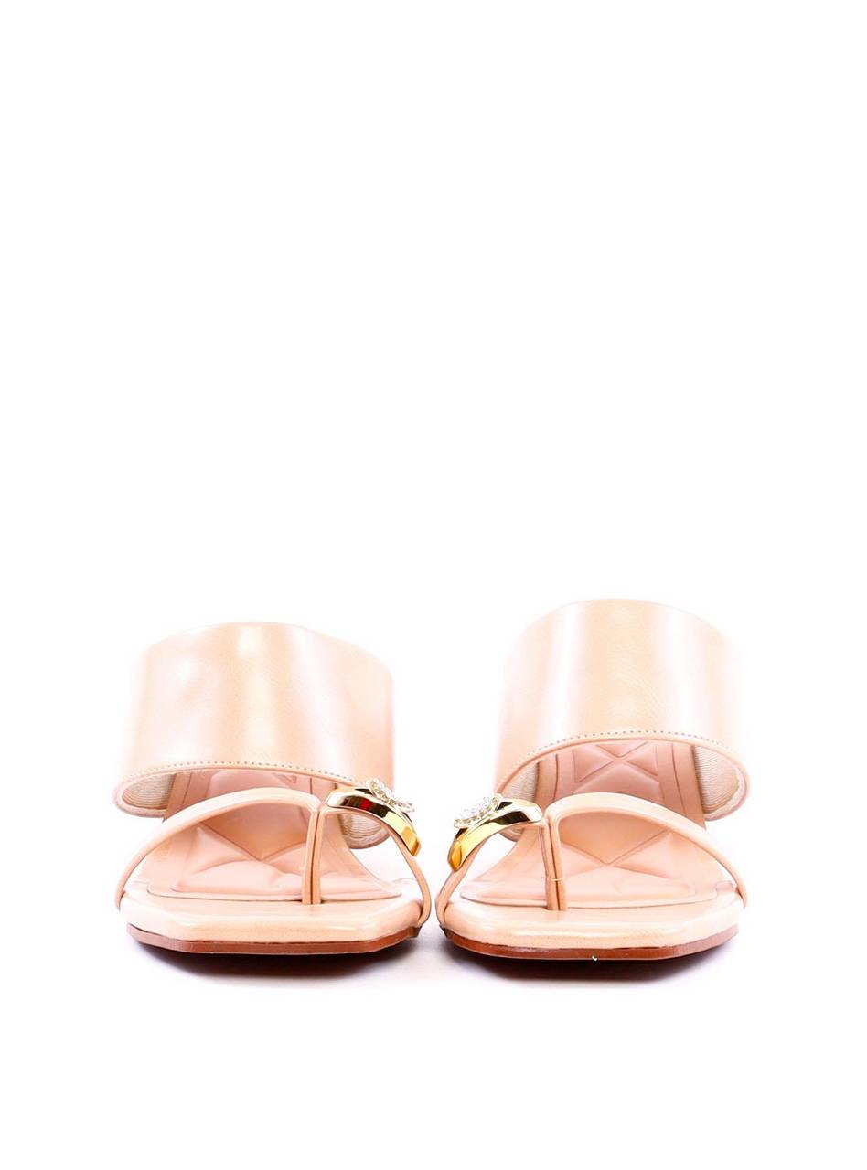 Tamanco Anabela com Enfeite no Dedo - Nude SDI-11959 - NU