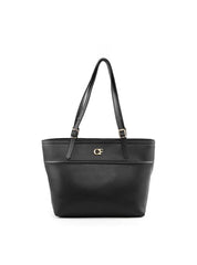 Bolsa Shopper Detalhe Costura e Alça Fivelas - Preta BSI-6376 - PR