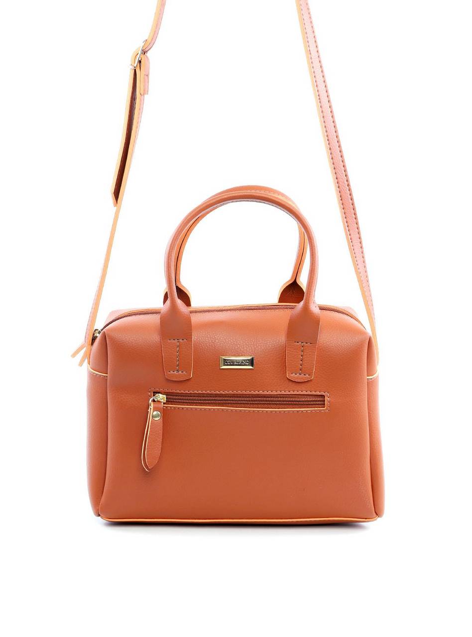 Bolsa Baú Transversal com Bolso Frontal - Castor BSI-6062 - CS